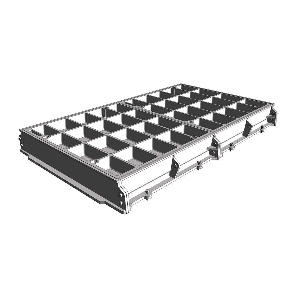 Recessed Duct Cover & Frame B125