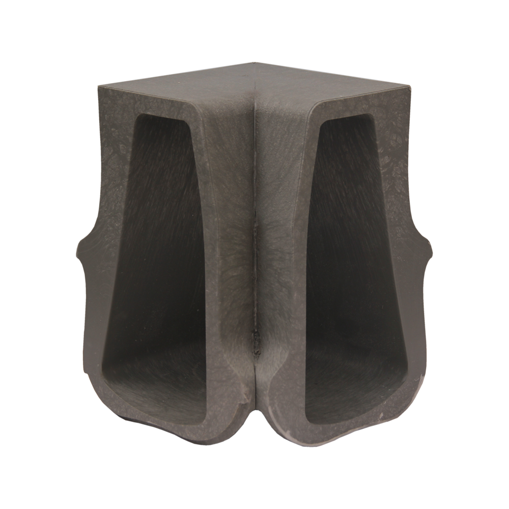 Gatic Kerb Drain 90 Degree Corner Centre Stone - Internal