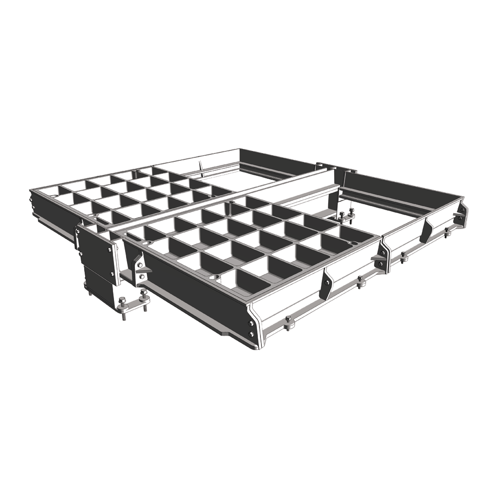 Recessed Multi Cover & Frame B125