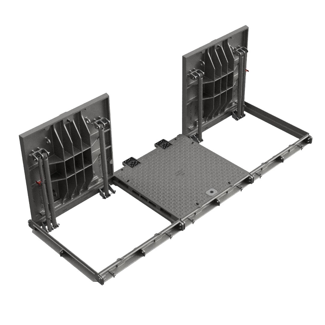Solid Top Duct Assist Lift Cover & Frame (SSA) B125